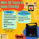 Printing Activity With Mins 3D Printer For Educational Institutions